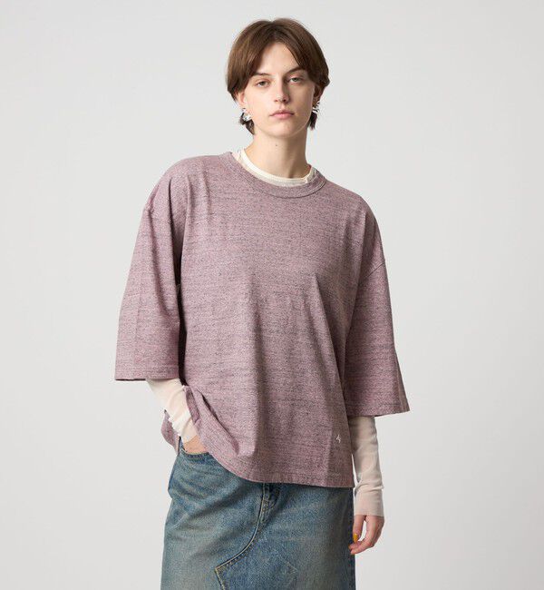 ASTRAET「＜FilMelange for ASTRAET＞BIG クルーネックTシャツ」|Tシャツ・カットソー|LT.PINK