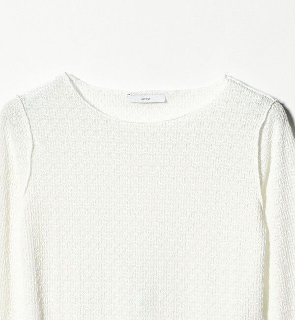 ASTRAET「＜ASTRAET＞レース クルーネックカットソー」|Tシャツ・カットソー|