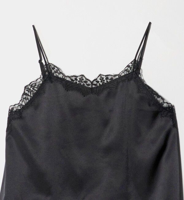 ASTRAET「＜ASTRAET＞サテン レース コンビ キャミソール」|シャツ・ブラウス|