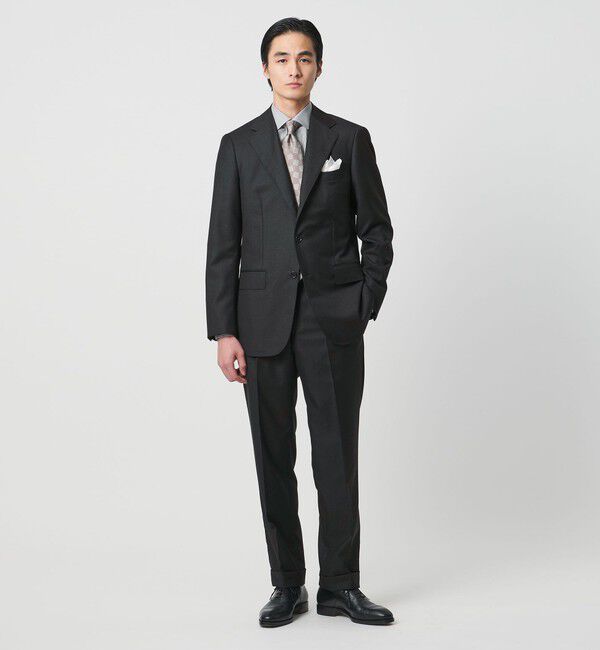 UNITED ARROWS「サージ シングル 3ボタン スーツ REGULAR MODEL」|スーツ|DK.GRAY