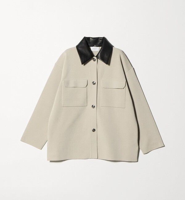 UNITED ARROWS「2WAY ミラノリブ ニット ジャケット ‐ウォッシャブル‐」|カーディガン|BEIGE