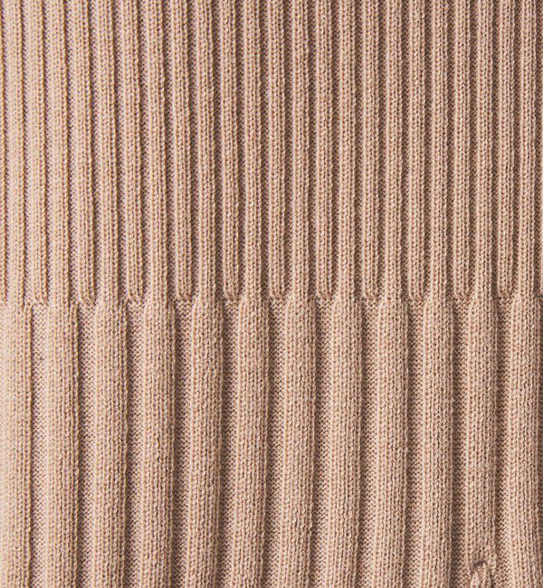 UNITED ARROWS green label relaxing「フィット＆フレア 襟付き ニット ワンピース」|ワンピース|