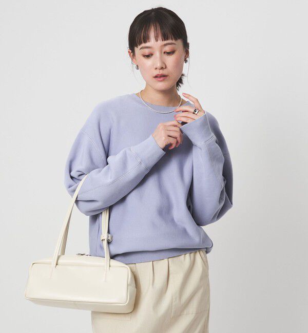 UNITED ARROWS green label relaxing「［size SHORTあり］フォルム クルー スウェット」|スウェット・ジャージ|LT.BLUE