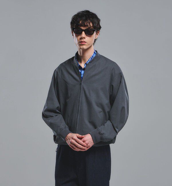 UNITED ARROWS green label relaxing「FREELITCH リブ ブルゾン -2WAYストレッチ・吸水速乾-」|ブルゾン・スタジャン|