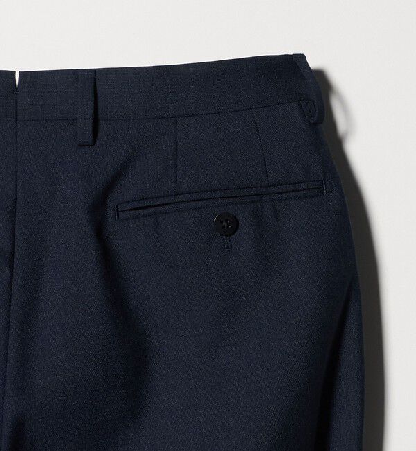 UNITED ARROWS green label relaxing「VITALE BARBERIS CANONICO ラスティック 無地 CLS 1プリーツ スーツパンツ セットアップパンツ」|スーツ|
