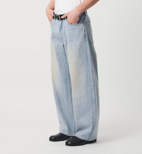 MONKEY TIME「デニム ローライズ バギー パンツ」|チノ|