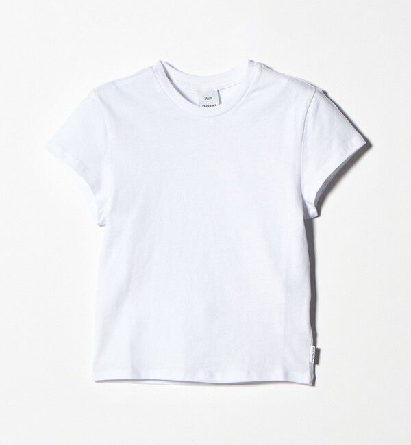 BEAUTY&YOUTH UNITED ARROWS「＜Won Hundred＞LERA クロップドTシャツ」|Tシャツ・カットソー|WHITE