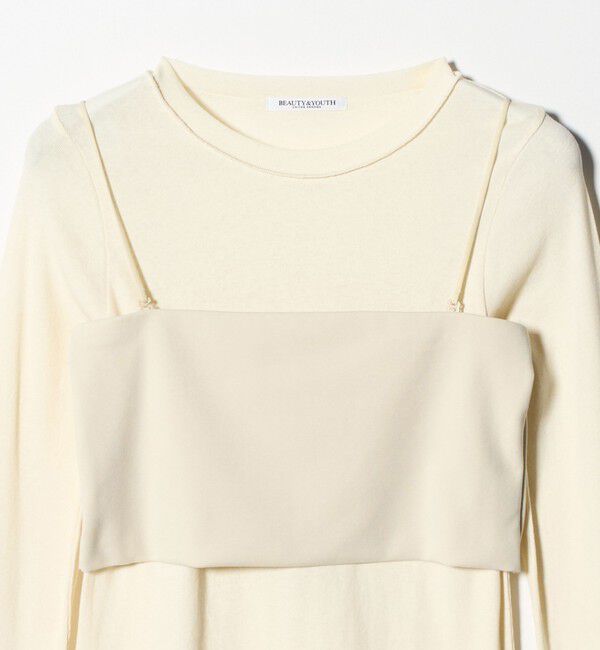 BEAUTY&YOUTH UNITED ARROWS「コットンポリウレタン ロングスリーブカットソー&バンドゥ」|Tシャツ・カットソー|