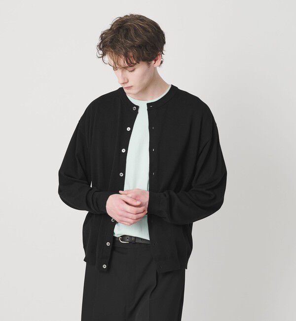 BEAUTY&YOUTH UNITED ARROWS「コットン 8B クルーネック カーディガン」|カーディガン|