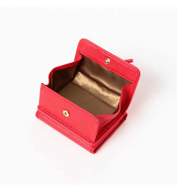 Ray BEAMS 「【WEB限定】Hashibami / レザー リボン 3つ折り 財布」|財布|