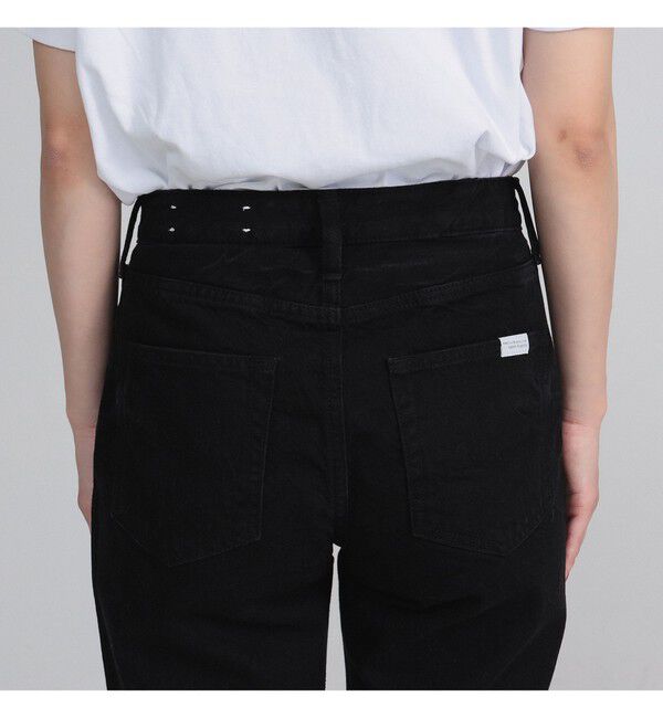 Demi-Luxe BEAMS 「upper hights / THE AMALIE BLACK デニムパンツ」|デニム|