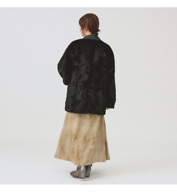 Ray BEAMS 「RBS / フェイクファー ステンカラー コート」|ダッフルコート|