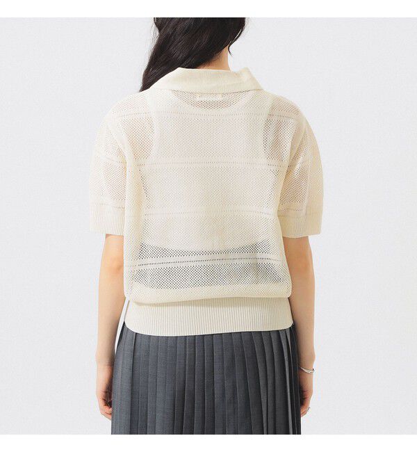 BEAMSBOY「オープン ワーク ポロ」|ベスト・ジレ|