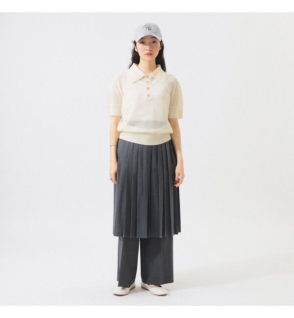 BEAMSBOY「オープン ワーク ポロ」|ベスト・ジレ|