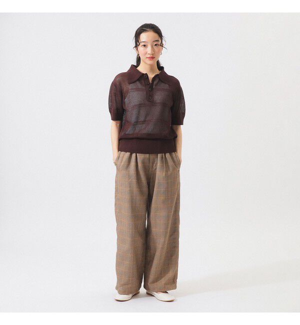 BEAMSBOY「オープン ワーク ポロ」|ベスト・ジレ|