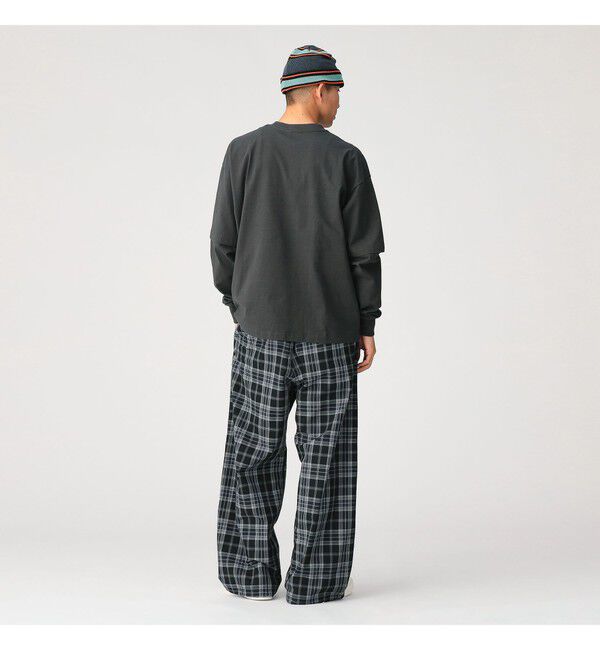 BEAMS「【別注】Champion / フェイク レイヤード ロングスリーブ Tシャツ」|Tシャツ・カットソー|