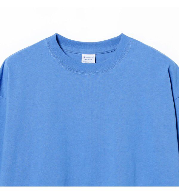 BEAMS「【別注】Champion / フェイク レイヤード ロングスリーブ Tシャツ」|Tシャツ・カットソー|