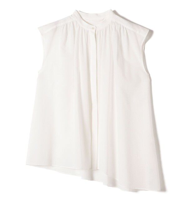 SHIPS for women「〈手洗い可能〉コットン リップル アシメ ブラウス ◇」|シャツ・ブラウス|