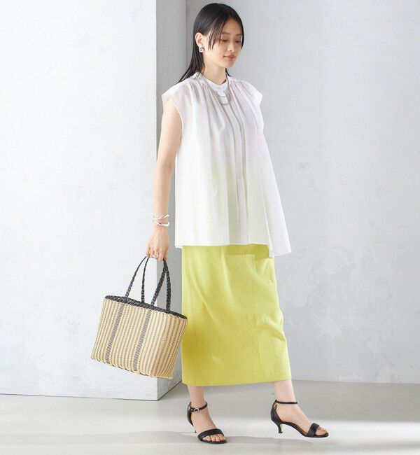 SHIPS for women「〈手洗い可能〉コットン リップル アシメ ブラウス ◇」|シャツ・ブラウス|