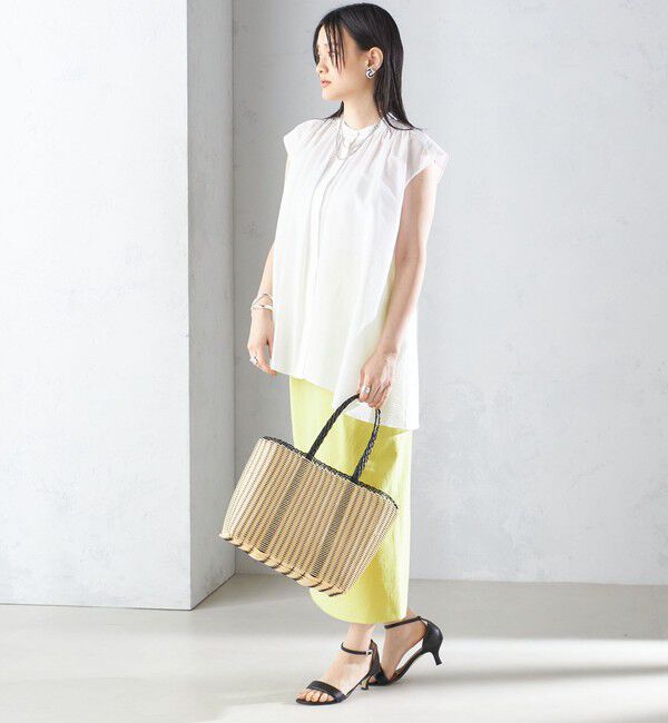 SHIPS for women「〈手洗い可能〉コットン リップル アシメ ブラウス ◇」|シャツ・ブラウス|