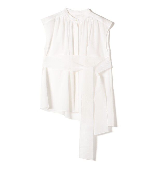 SHIPS for women「〈手洗い可能〉コットン リップル アシメ ブラウス ◇」|シャツ・ブラウス|