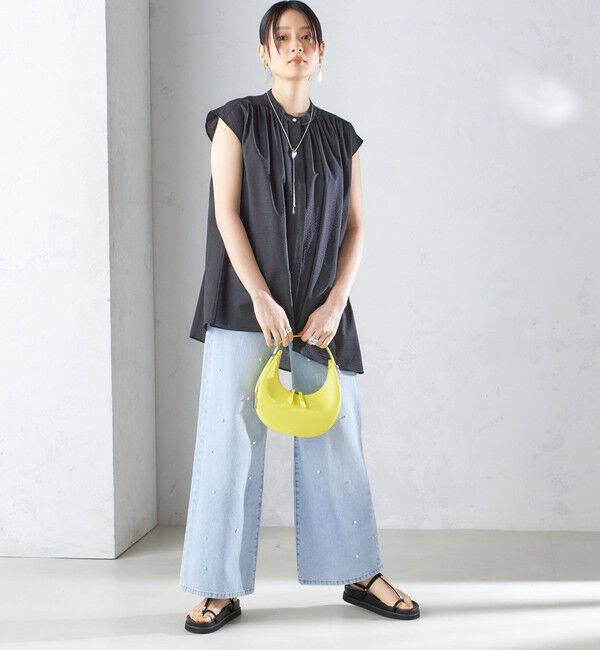 SHIPS for women「〈手洗い可能〉コットン リップル アシメ ブラウス ◇」|シャツ・ブラウス|