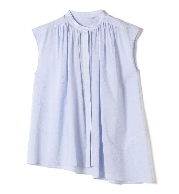 SHIPS for women「〈手洗い可能〉コットン リップル アシメ ブラウス ◇」|シャツ・ブラウス|