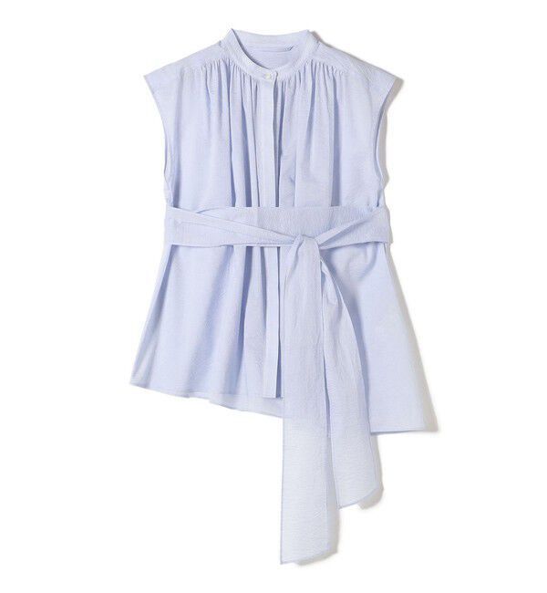 SHIPS for women「〈手洗い可能〉コットン リップル アシメ ブラウス ◇」|シャツ・ブラウス|