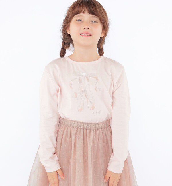SHIPS KIDS「SHIPS KIDS:100～130cm / バレエ 長袖 TEE」|Tシャツ・カットソー|