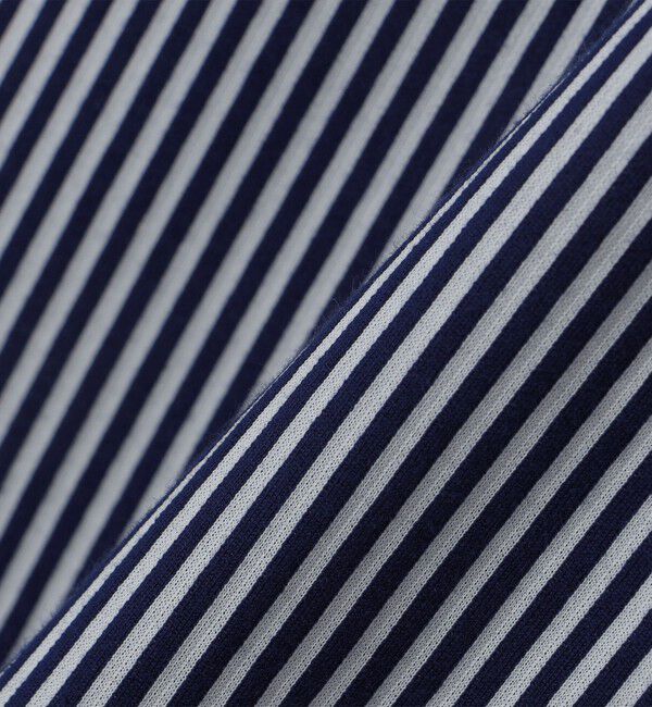 SHIPS「SHIPS: ジャージー ロンドンストライプ ワンピースカラー シャツ」|シャツ・ブラウス|