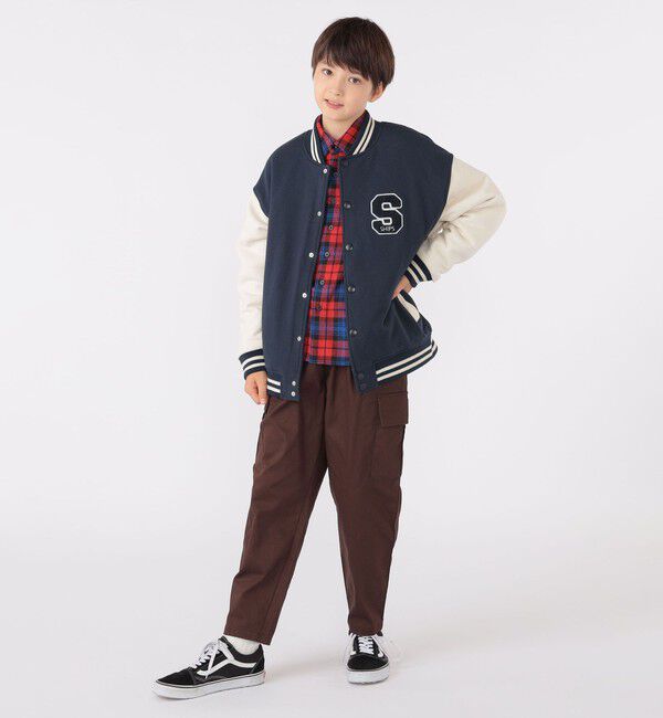 SHIPS KIDS「SHIPS KIDS:140～160cm / チェック パターン シャツ」|シャツ・ブラウス|
