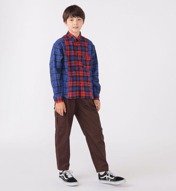 SHIPS KIDS「SHIPS KIDS:140～160cm / チェック パターン シャツ」|シャツ・ブラウス|