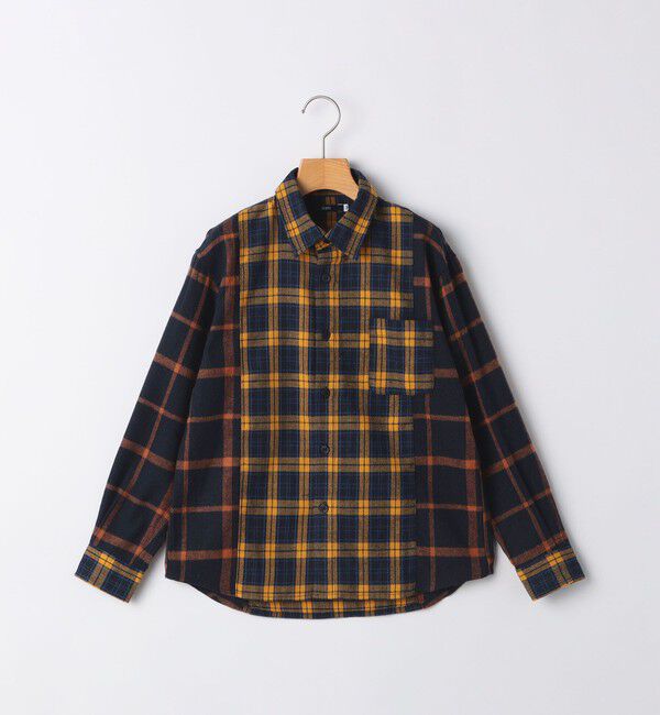 SHIPS KIDS「SHIPS KIDS:140～160cm / チェック パターン シャツ」|シャツ・ブラウス|