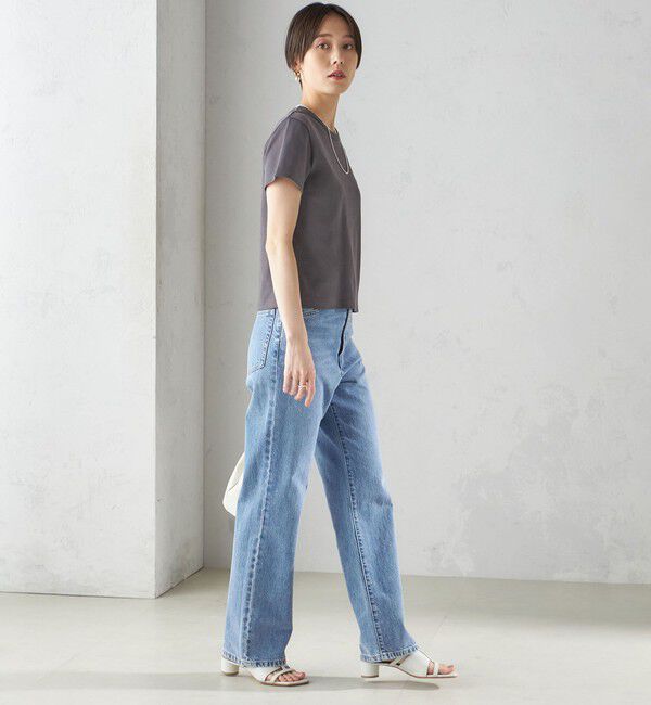 SHIPS for women「オーガニック コットン スムース TEE」|Tシャツ・カットソー|