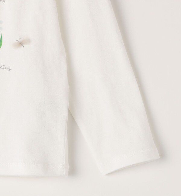 SHIPS KIDS「SHIPS KIDS:100～130cm / フラワー ブック 長袖 TEE」|Tシャツ・カットソー|