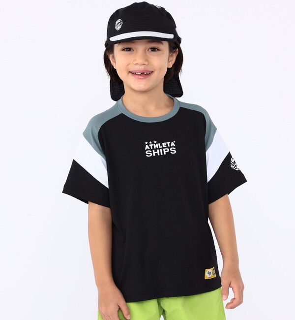 SHIPS KIDS「【SHIPS KIDS別注】ATHLETA:100～125cm /〈接触冷感〉TEE」|Tシャツ・カットソー|