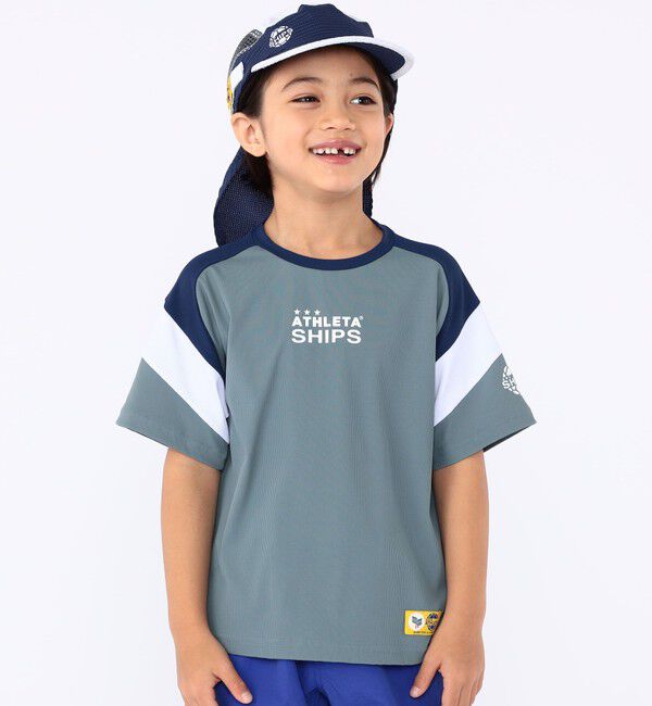 SHIPS KIDS「【SHIPS KIDS別注】ATHLETA:100～125cm /〈接触冷感〉TEE」|Tシャツ・カットソー|