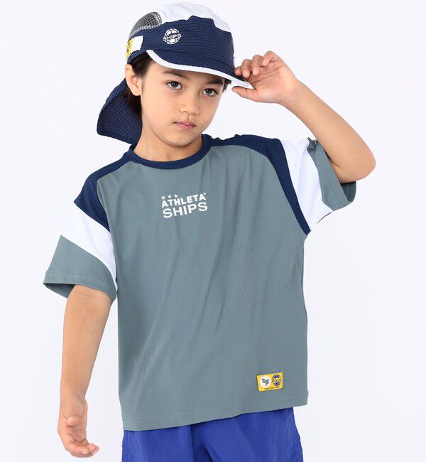 SHIPS KIDS「【SHIPS KIDS別注】ATHLETA:100～125cm /〈接触冷感〉TEE」|Tシャツ・カットソー|