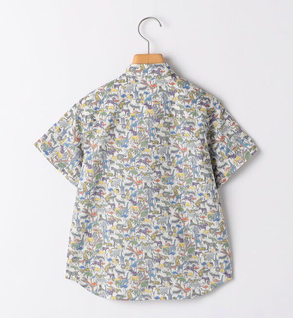 SHIPS KIDS「SHIPS KIDS:100～130cm / リバティ プリント 半袖 シャツ」|シャツ・ブラウス|
