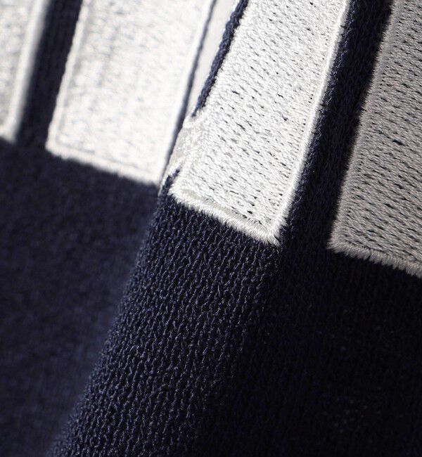 SHIPS Colors 「SHIPS Colors:〈手洗い可能〉ロゴ エンブロイダリー シアー ニット」|ニット・セーター|