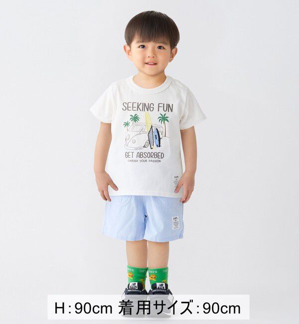 SHIPS Colors 「SHIPS Colors:80～130cm / パッチワーク プリント Tシャツ◇」|Tシャツ・カットソー|