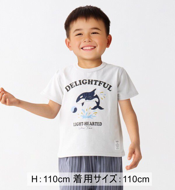 SHIPS Colors 「SHIPS Colors:80～130cm / パッチワーク プリント Tシャツ◇」|Tシャツ・カットソー|