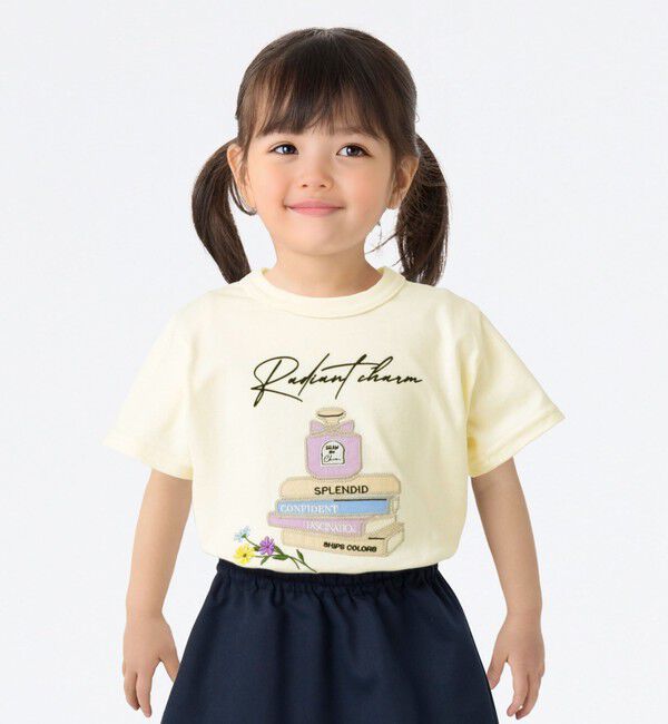 SHIPS Colors 「SHIPS Colors:80～130cm / パッチワーク プリント Tシャツ◇」|Tシャツ・カットソー|イエロー