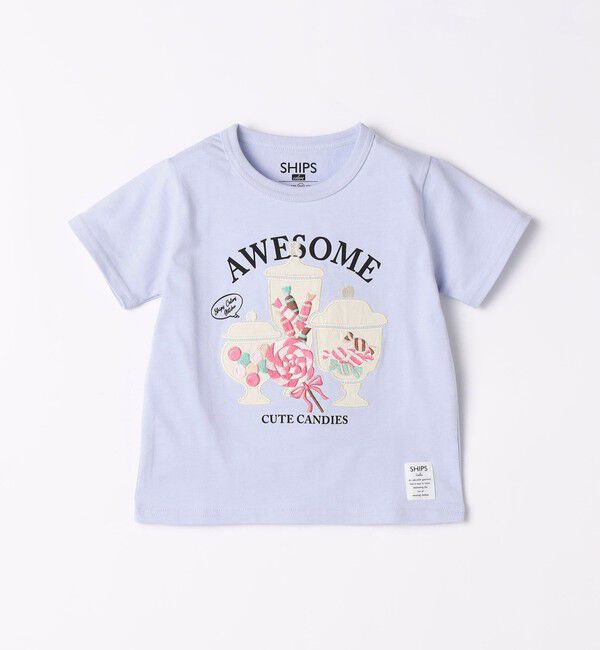 SHIPS Colors 「SHIPS Colors:80～130cm / パッチワーク プリント Tシャツ◇」|Tシャツ・カットソー|