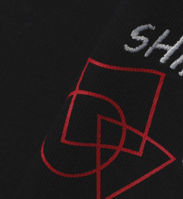 SHIPS any「SHIPS any: オーガニック コットン ワンポイント ロゴ プリント&times;刺繍 スピンドル Tシャツ◇」|Tシャツ・カットソー|