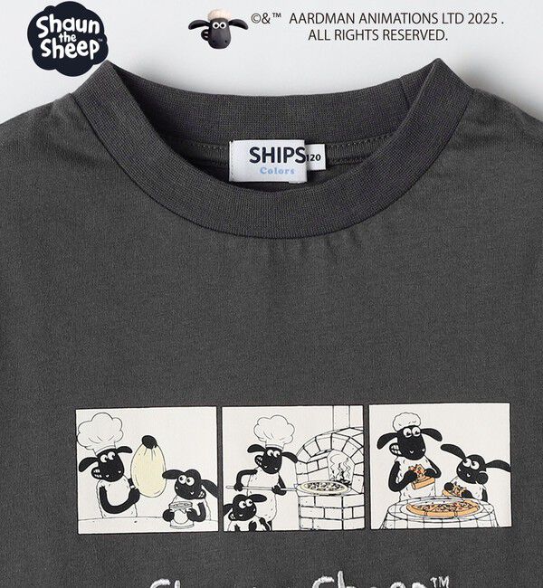 SHIPS Colors 「SHIPS Colors:80～130cm / ひつじのショーン コミックプリント Tシャツ◇」|Tシャツ・カットソー|
