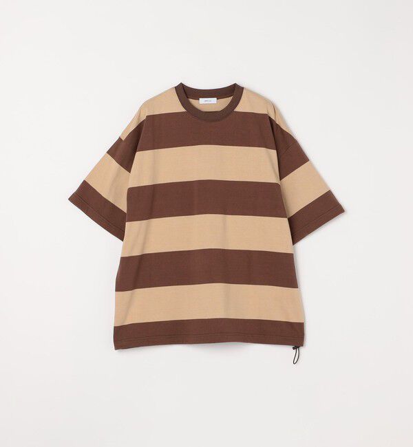 SHIPS any「SHIPS any: ワイド カラー ボーダー スピンドル Tシャツ◇」|Tシャツ・カットソー|
