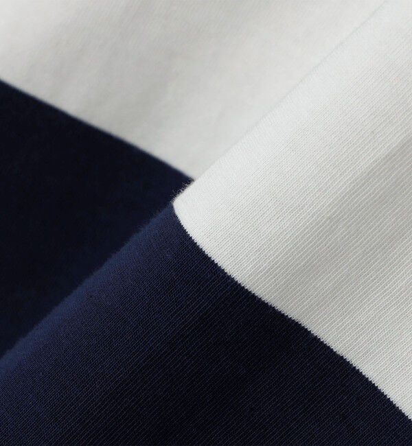 SHIPS any「SHIPS any: ワイド カラー ボーダー スピンドル Tシャツ◇」|Tシャツ・カットソー|