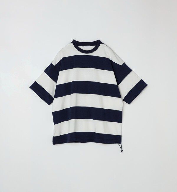 SHIPS any「SHIPS any: ワイド カラー ボーダー スピンドル Tシャツ◇」|Tシャツ・カットソー|