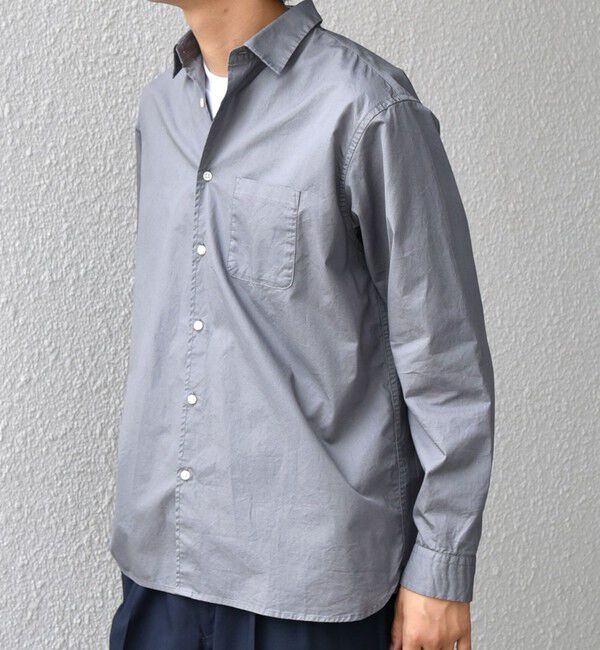 SHIPS any「SHIPS any:〈洗濯機可能〉コットン ガーメントダイ レギュラーカラー シャツ◇」|シャツ・ブラウス|